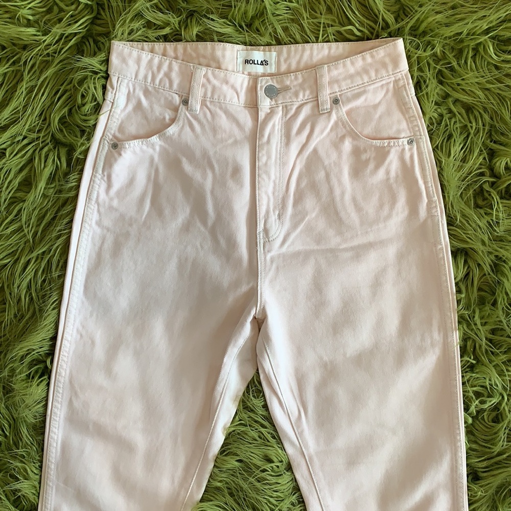 Light Pink Rollas Dusters Denim Jeans !!! Gem